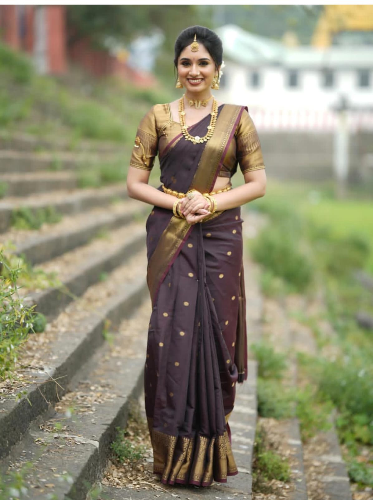 Banarasi Semi Katan Semi Silk Sarees