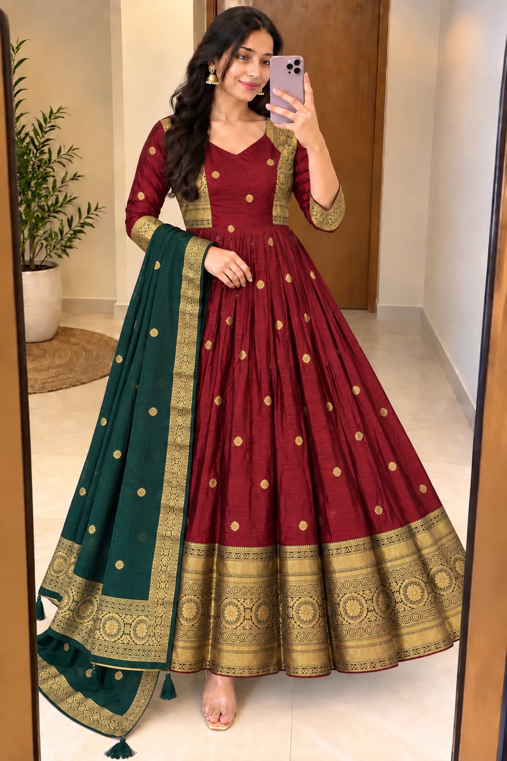 Anarkali Festive Look _Traditional Charm