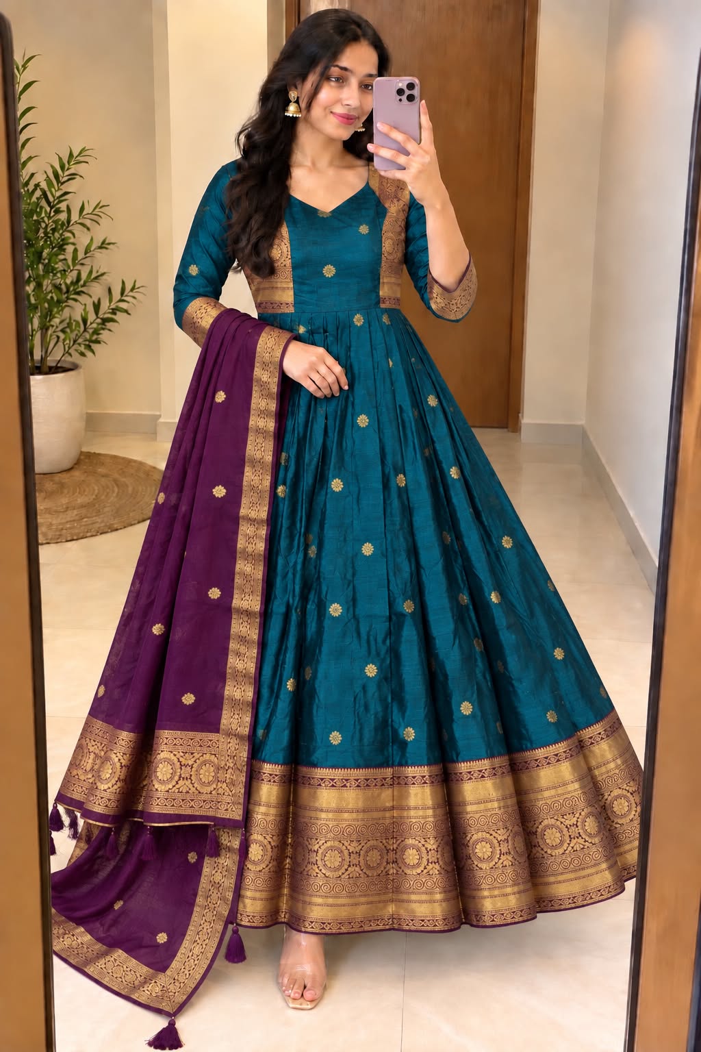 Anarkali Festive Look _Traditional Charm