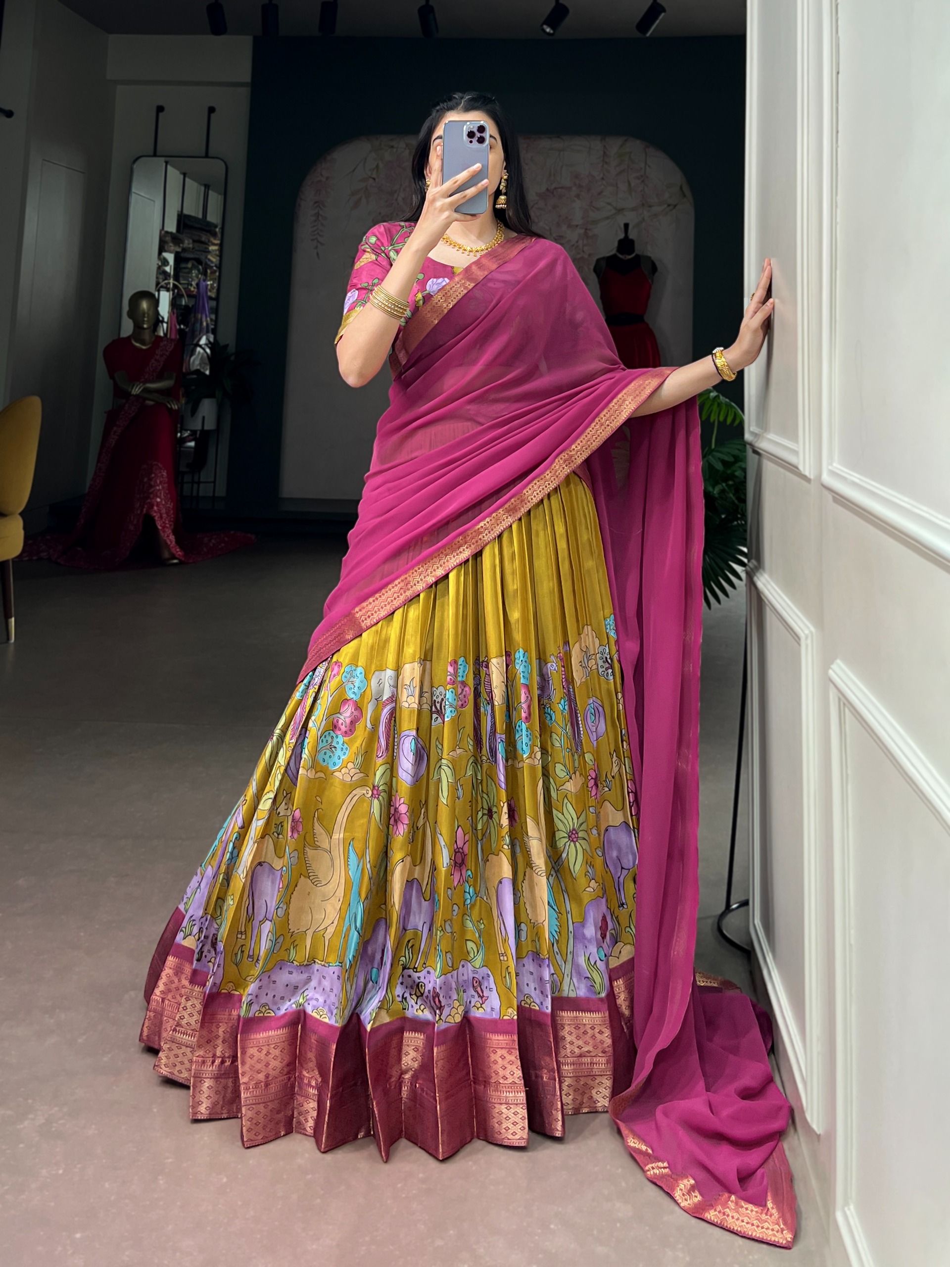 Lehanga Collection_Kalamkari