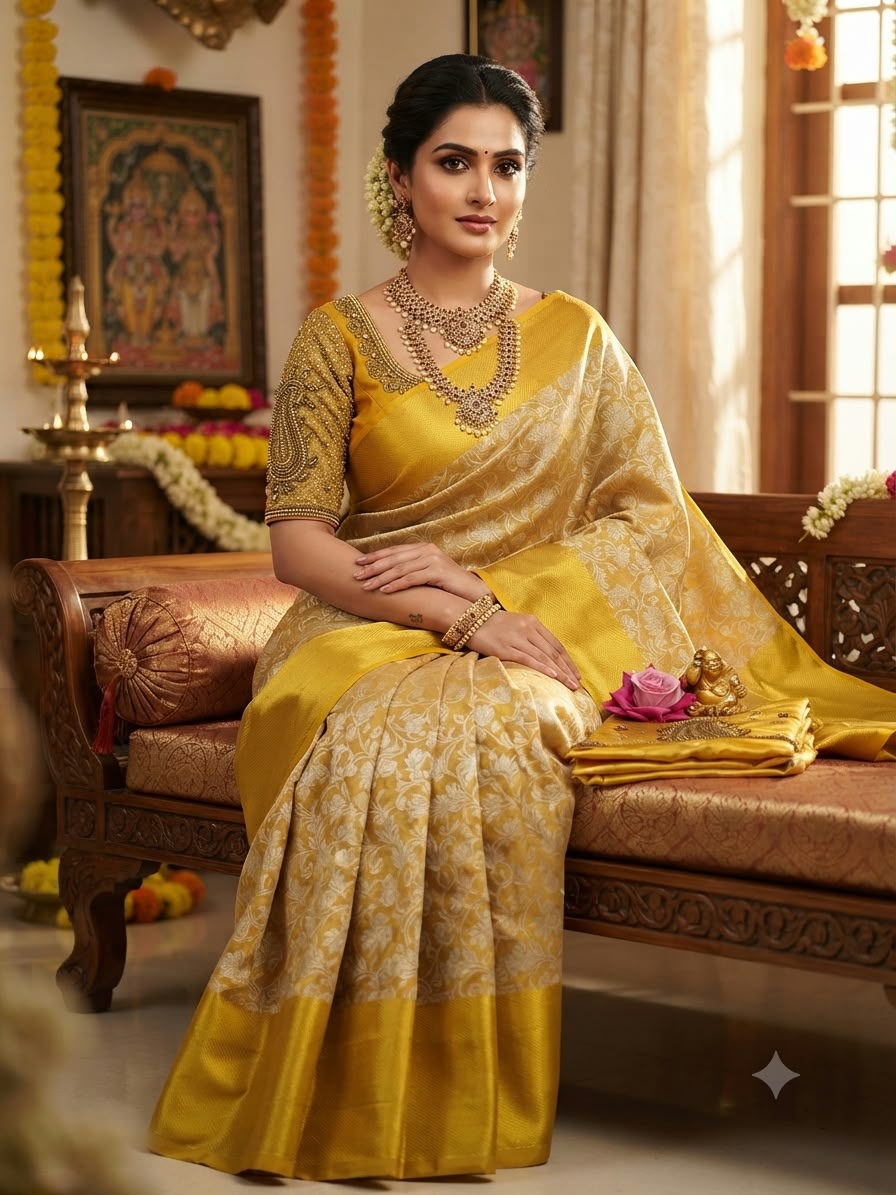 Golden Sarees _Festive Collection